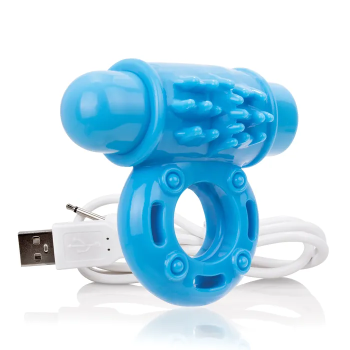 Screaming O Vibrators Charged Owow Rechargeable Vibe Ring Blue