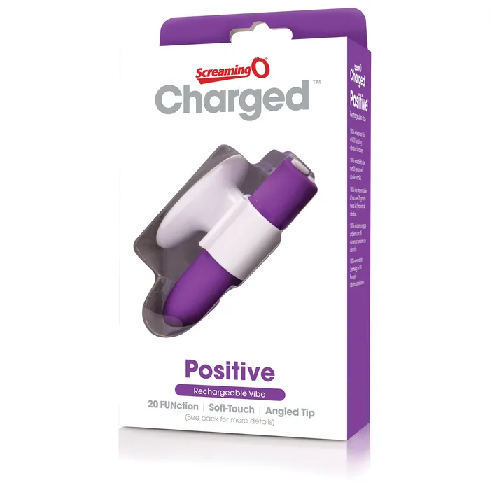 Screaming O Vibrators Charged Positive Rechargeable Vibe Grape