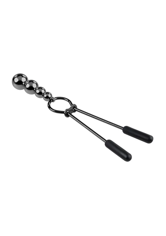 Selopa Anal Selopa Beaded Nipple Clamps Black Chrome