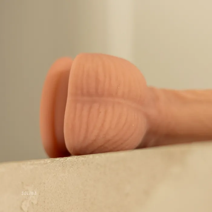 Solina Prima UltraRealistic DualDensity Silicone Dildo with Balls Solina Toys Female Sex Toys