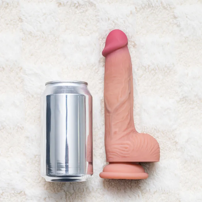 Solina Prima UltraRealistic DualDensity Silicone Dildo with Balls Solina Toys Female Sex Toys