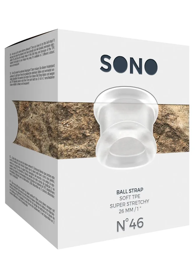 Sono No46 Ball Strap Translucent Shots Sono Male Sex Toys