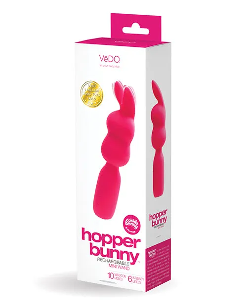 Vedo Hopper Bunny Rechargeable Mini Wand Savvy Co Vibrators