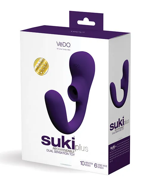 Vedo Suki Plus Rechargeable Dual Sonic Vibe Savvy Co Vibrators