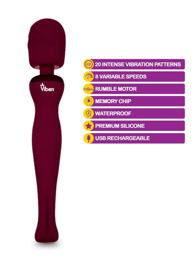 Viben Vibrators Viben Sultry Wand Massager