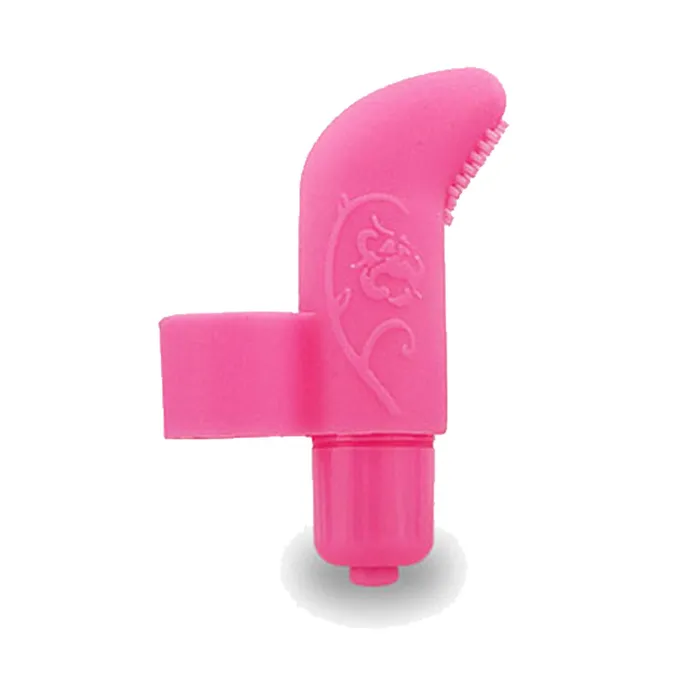 Vibrators Blush Novelties Blush Silicone Finger Vibe 7X Waterproof Pink