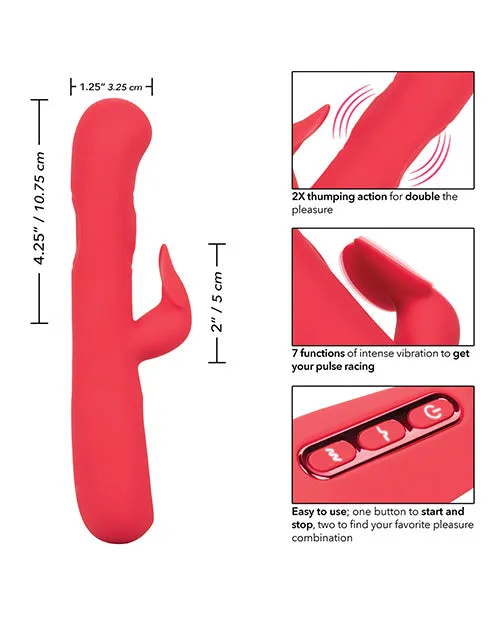Vibrators California Exotic Novelties Throb Flutter Pink