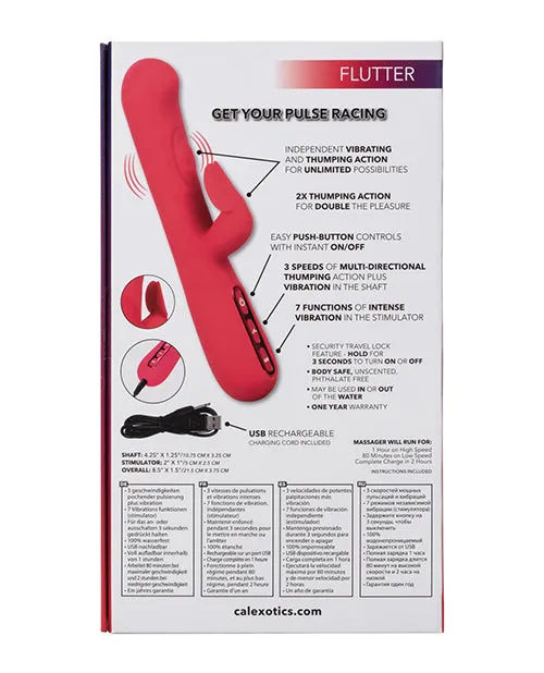 Vibrators California Exotic Novelties Throb Flutter Pink