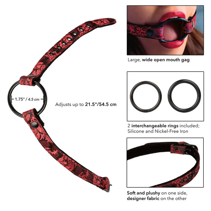 Vibrators California Exotic Scandal Wide Open Mouth Gag
