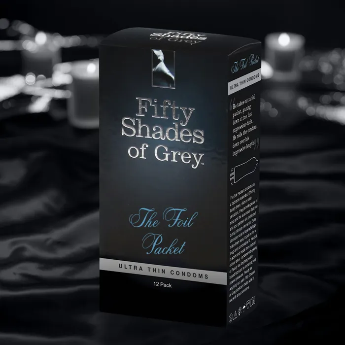 Vibrators Fifty Shades Fifty Shades Foil Packet Condoms 12pk