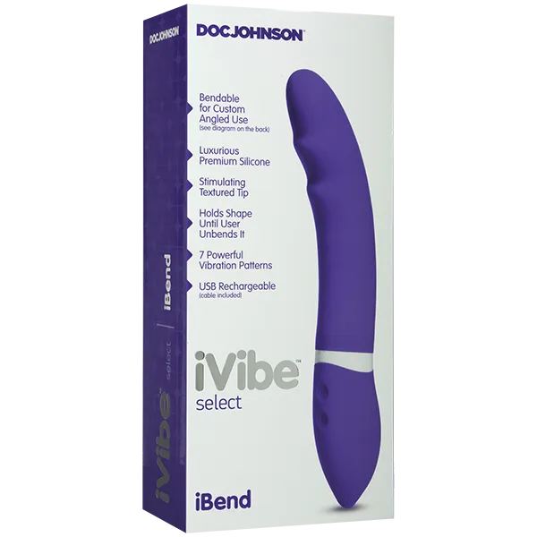 Vibrators iVibe by Doc Johnson iVibe Select iBend Purple