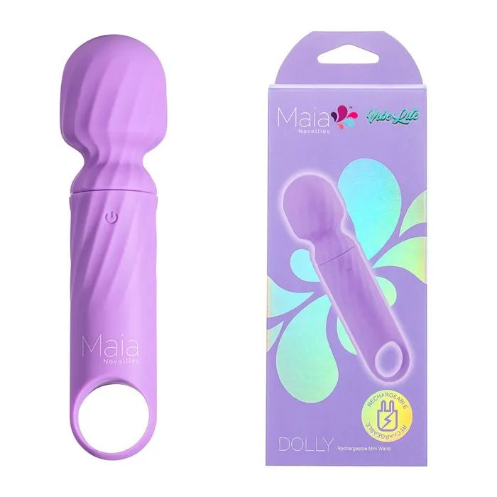 Vibrators Maia Toys Maia DOLLY Purple 127 cm USB Rechargeable Massage Wand
