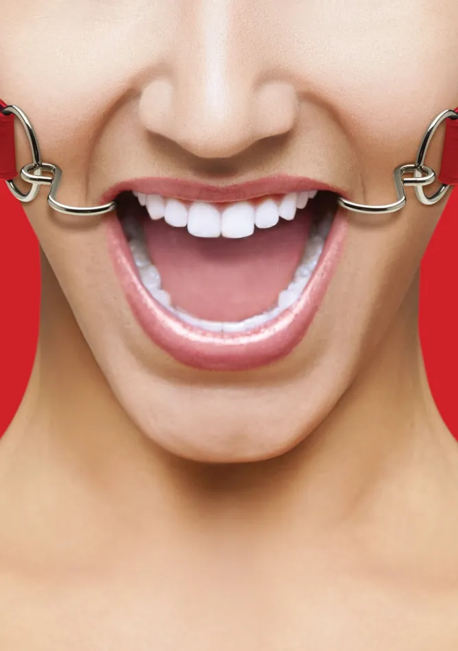 Vibrators Shots Ouch Hook Gag Red