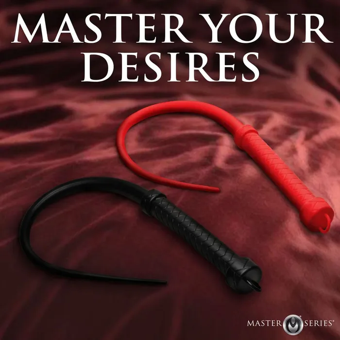 XR Brands Anal Master Series Viper Tail Red Silicone Whip XR Brands Anal Master Series Viper Tail Red Silicone Whip