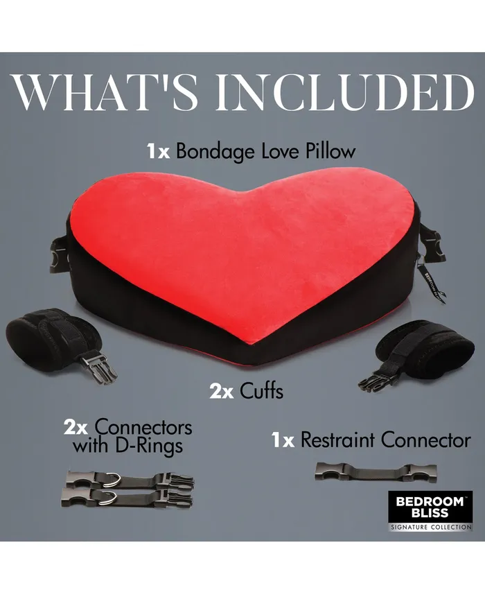 Xr LLC Vibrators Bedroom Bliss Bondage Love Pillow